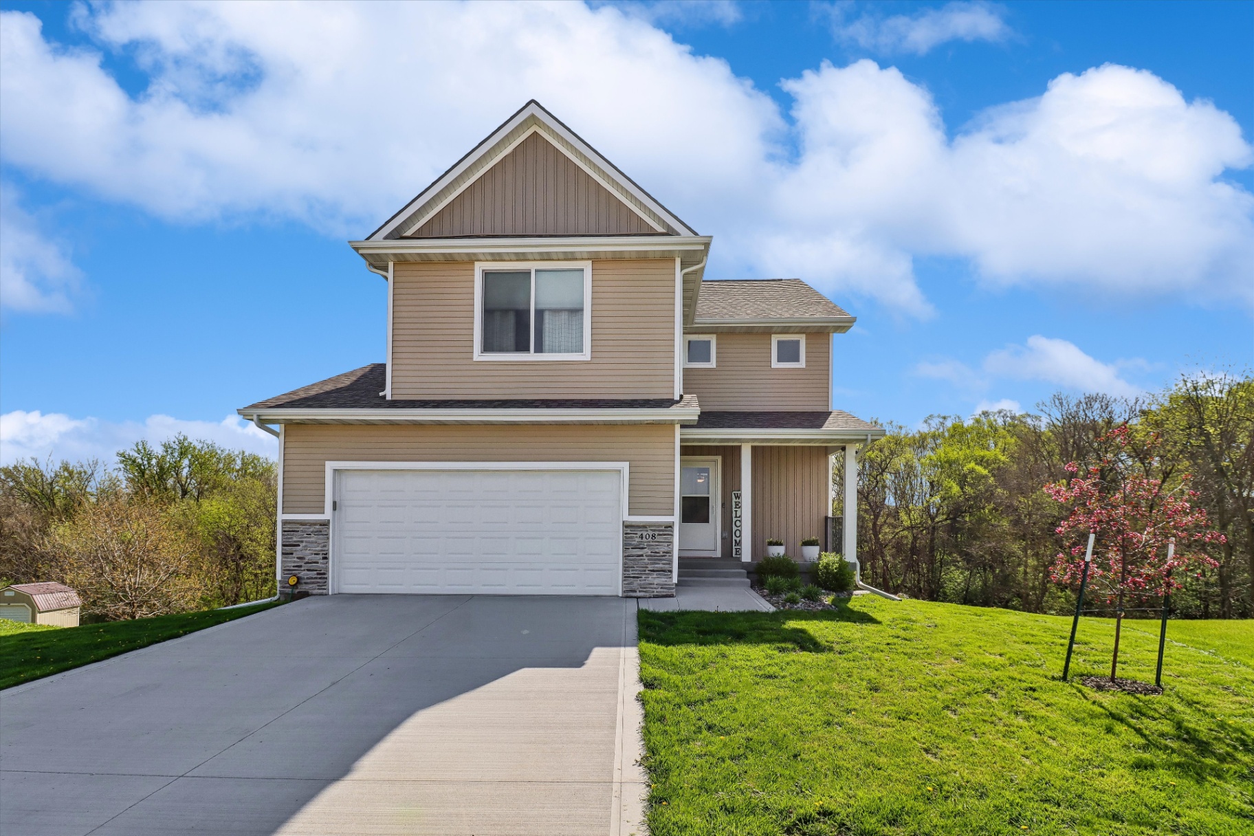 Front exterior of 408 Ryan Cir NE in Mitchellville